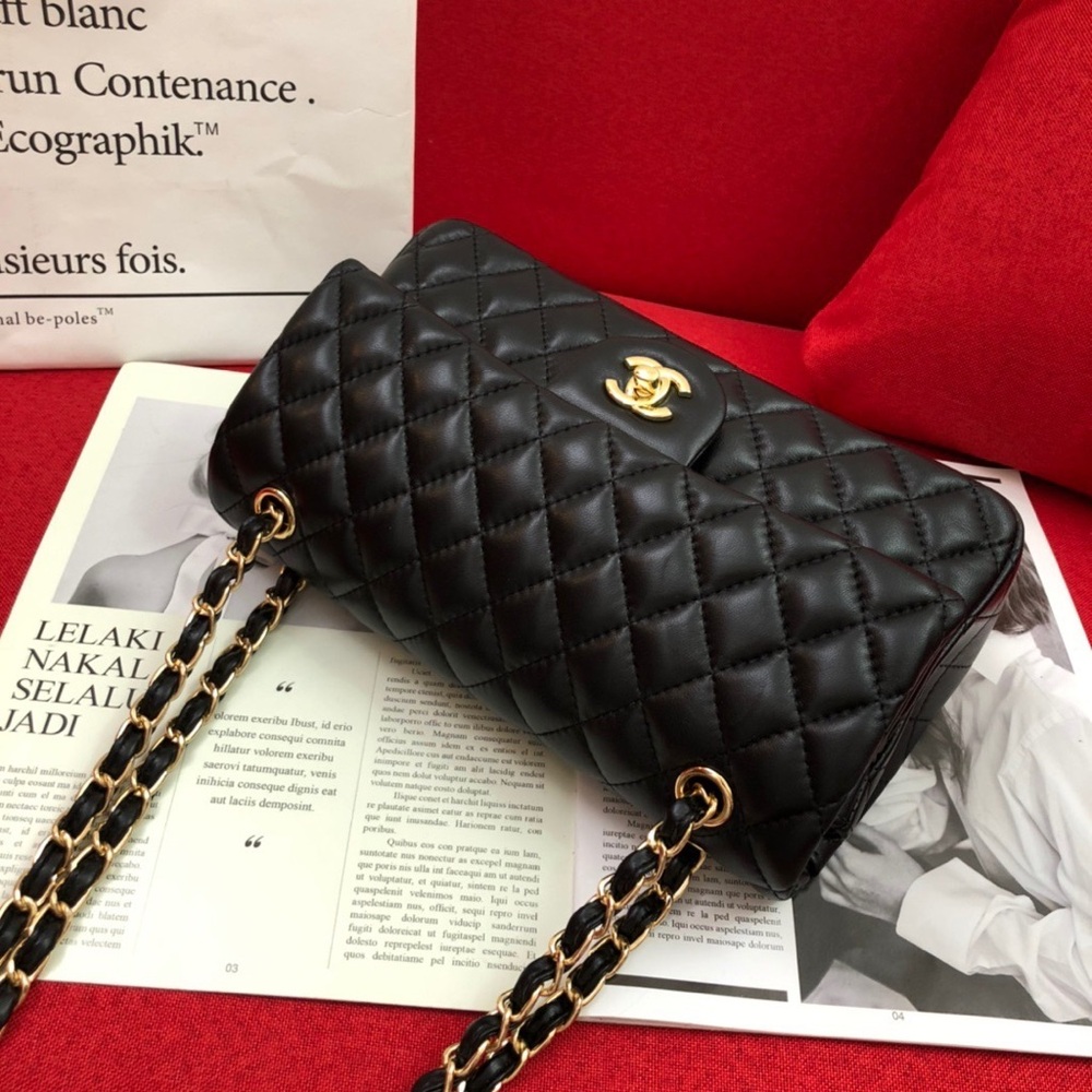 hanel Medium Classic Flap Bag CF Shoulder Bag - Picture 3 of 7